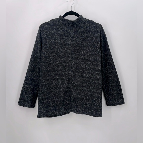 Black Tape Open Front Jacket - Picture 3 of 3